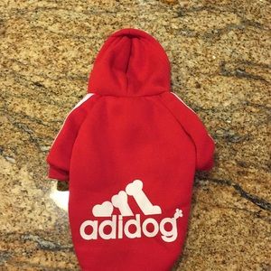 Adidog sweater hoodie